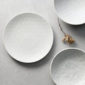 Premium 13.5cm White Star Glaze Ceramic Saucer Dishwasher Microwave Safe