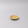 Premium Scallop Sauce Dish – Saffron Gloss Glaze 8cm