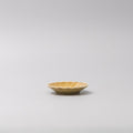 Premium Scallop Sauce Dish – Saffron Gloss Glaze 8cm