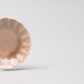 Premium Ceramic Scallop Sauce Dish – Blush Gloss Glaze 8.2cm