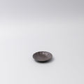 Premium 8.2cm Scallop Black Glaze Ceramic Sauce Dish Dishwasher Microwave Safe