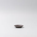 Premium 8.2cm Scallop Black Glaze Ceramic Sauce Dish Dishwasher Microwave Safe