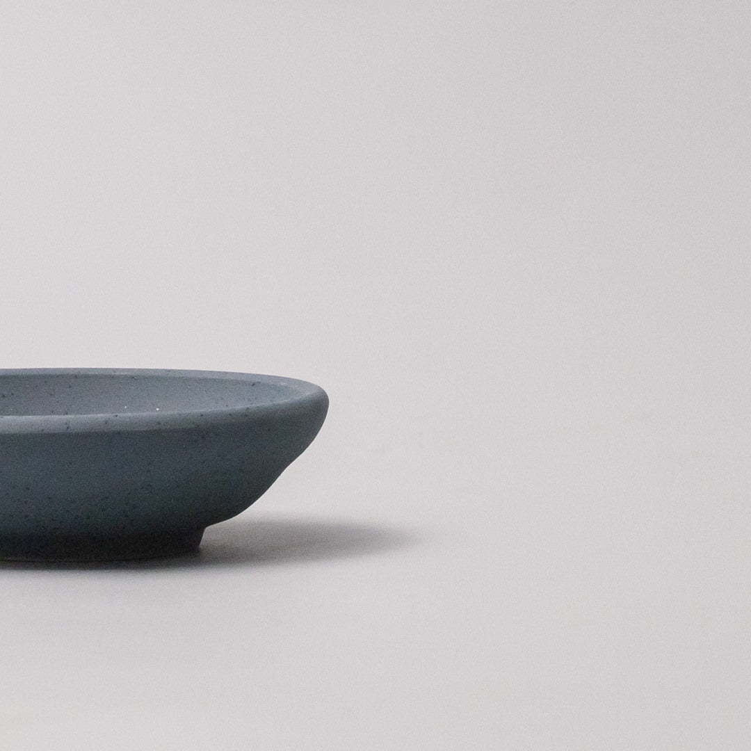 Premium 8cm Kozara Dry Denim Glaze Ceramic Sauce Dish Dishwasher Microwave Safe
