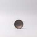 Premium 8cm Kozara Black Glaze Ceramic Sauce Dish Dishwasher Microwave Safe