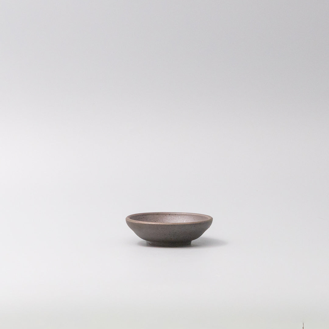 Premium 8cm Kozara Black Glaze Ceramic Sauce Dish Dishwasher Microwave Safe