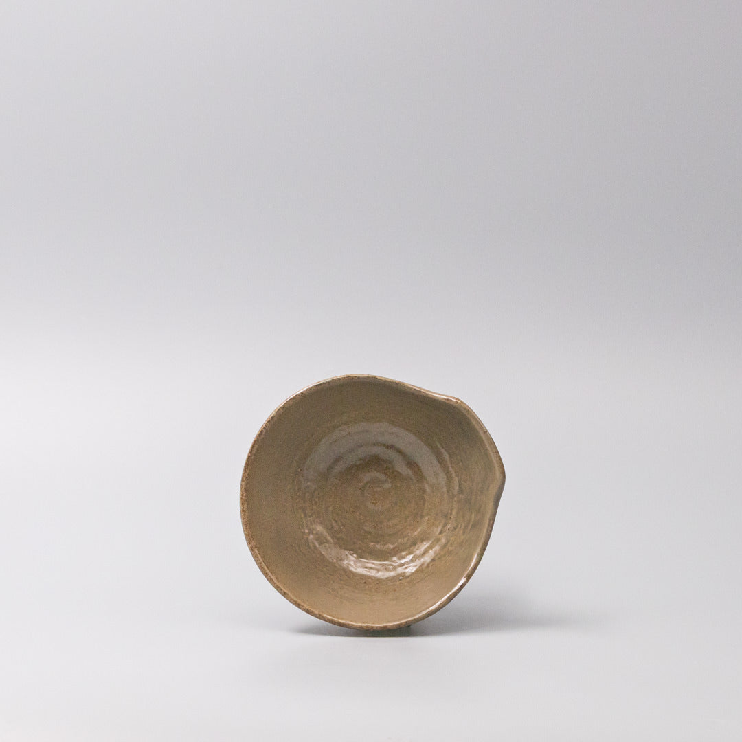 Premium Ceramic Bowl with Handle – Hazel Glaze 13 x 12.8cm