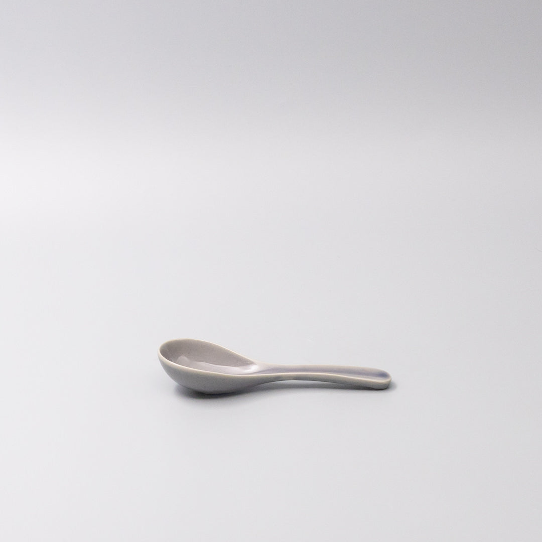 Premium Grey Glaze Ceramic Spoon – 16 x 3.2cm