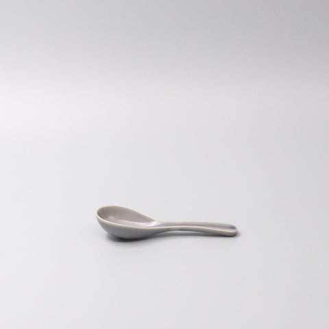 Premium Grey Glaze Ceramic Spoon – 16 x 3.2cm