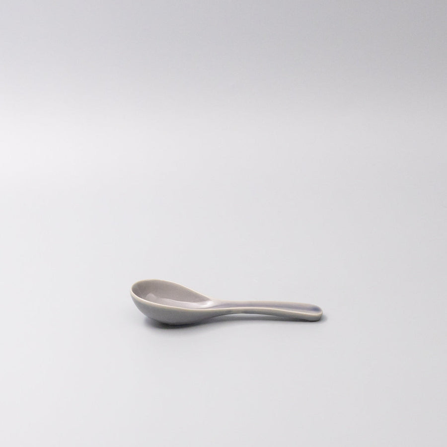 Premium Grey Glaze Ceramic Spoon – 16 x 3.2cm