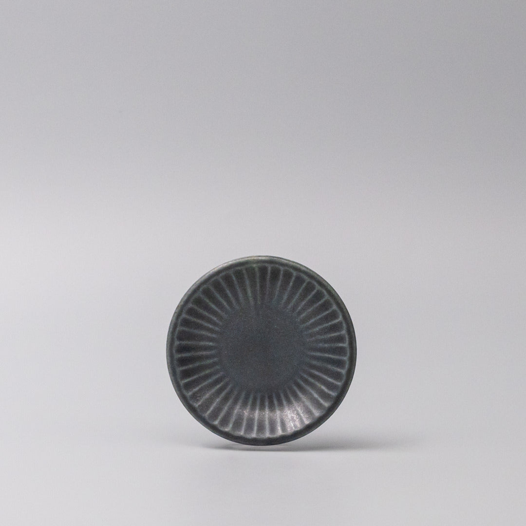 Premium 9.5cm Sunburst Dark Navy Glaze Ceramic Sauce Dish Dishwasher Microwave Safe