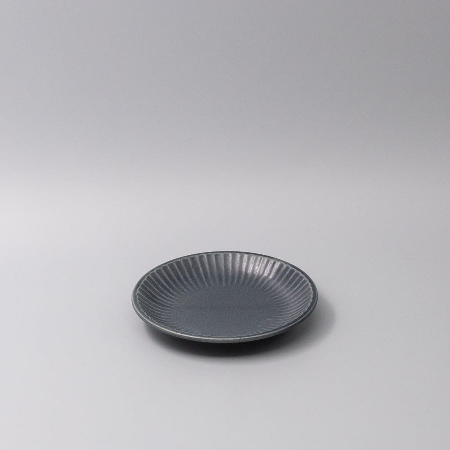 Premium 15.5cm Sunburst Dark Navy Glaze Ceramic Plate Dishwasher Microwave Safe