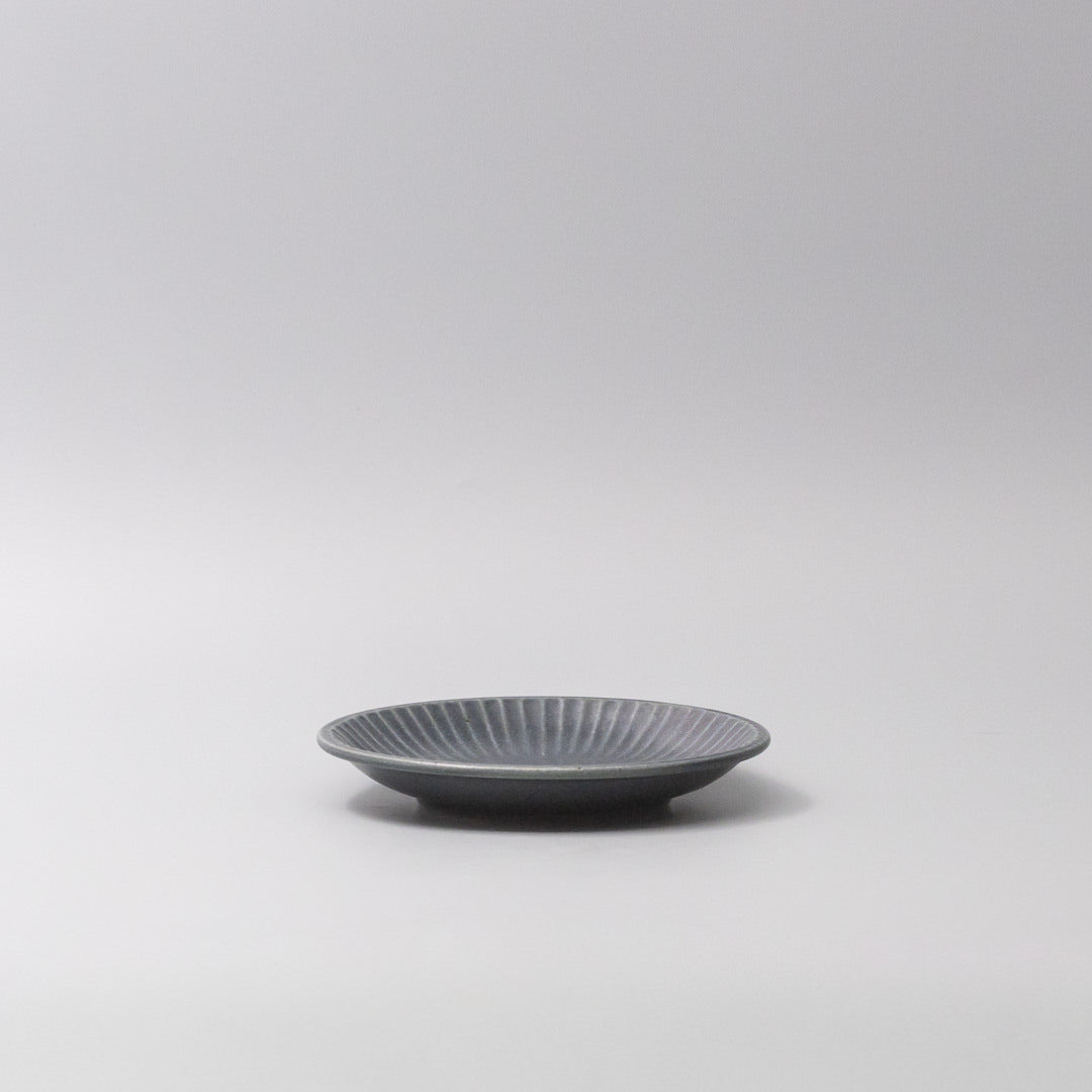 Premium 15.5cm Sunburst Dark Navy Glaze Ceramic Plate Dishwasher Microwave Safe
