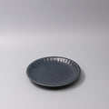 Premium Plate with Sunburst Navy Glaze - 21.4cm