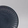 Premium Plate with Sunburst Navy Glaze - 21.4cm