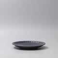Premium Plate with Sunburst Navy Glaze - 21.4cm