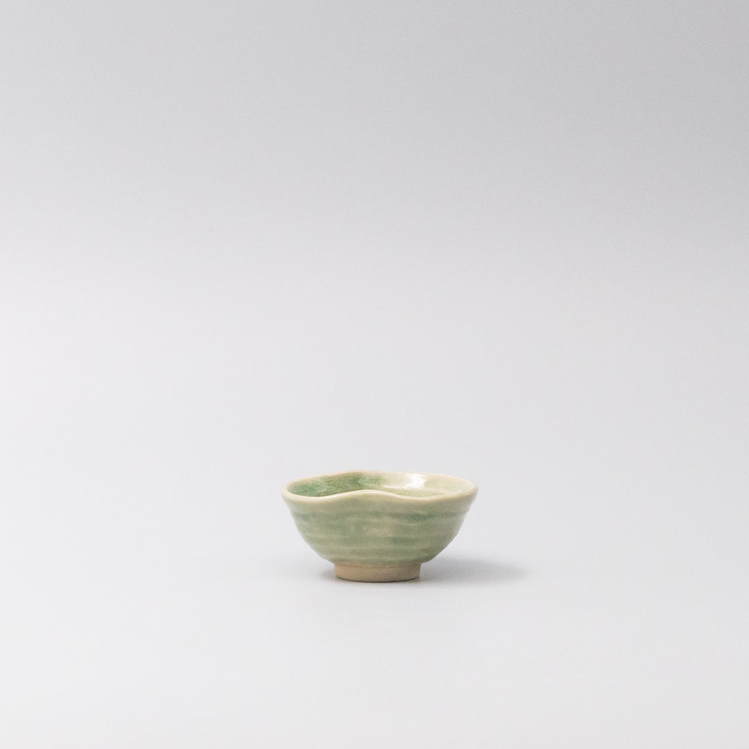 Premium 40ml Amane Emerald Glaze Ceramic Sauce Bowl Dishwasher Microwave Safe