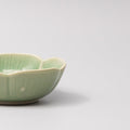 Premium 12.5cm Amane Emerald Glaze Ceramic Sauce Dish 180ml Dishwasher Microwave Safe