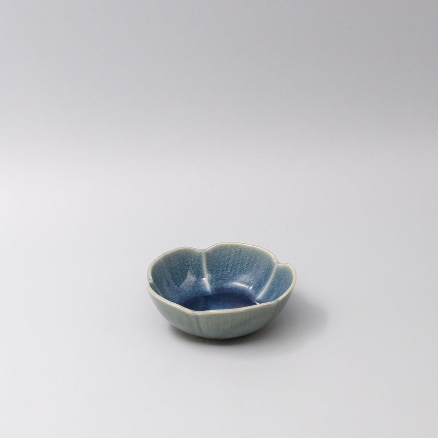 Premium 12.5cm Amane Sapphire Glaze Ceramic Sauce Dish 180ml Dishwasher Microwave Safe