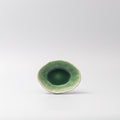 Premium Oval Bowl – Green Amane Emerald Glaze 13.5cm
