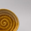 Premium Plate – Yellow Amane Amber Glaze 13.5cm
