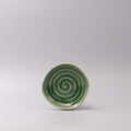 Premium Green Amane Emerald Glaze Ceramic Plate 13.5cm Dishwasher Microwave Safe