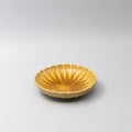 Premium Ceramic Bowl – Yellow Amane Amber Glaze 19.5cm