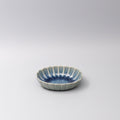 Premium Ceramic Oval Bowl – Sapphire Blue Amane Sapphire Glaze 16cm