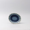 Premium Ceramic Oval Bowl – Sapphire Blue Amane Sapphire Glaze 16cm