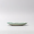 Premium 21cm Crackle Turquoise Glaze Ceramic Sushi Plate Dishwasher Safe