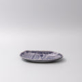 Premium Ceramic Sushi Plate – Purple Crackle Amethyst Glaze 21.2 x 10cm
