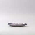 Premium Ceramic Sushi Plate – Purple Crackle Amethyst Glaze 21.2 x 10cm