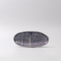 Premium Ceramic Sushi Plate – Purple Crackle Amethyst Glaze 21.2 x 10cm
