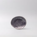 Premium Ceramic Oval Plate – Purple Crackle Amethyst Glaze 15 x 12.7cm