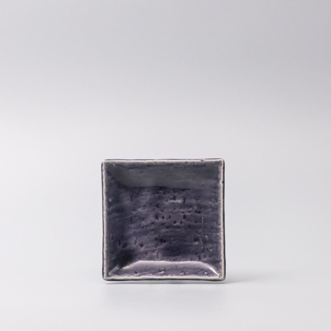 Sauce Dish 10cm Crackle Amethyst Glaze - SuperSaverAU - view 3