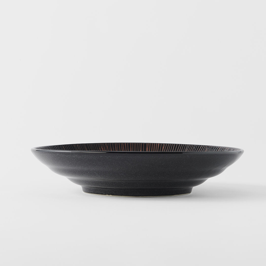Premium Ceramic Serving Bowl – Bronze Converging Glaze 28.5cm, 1200ml