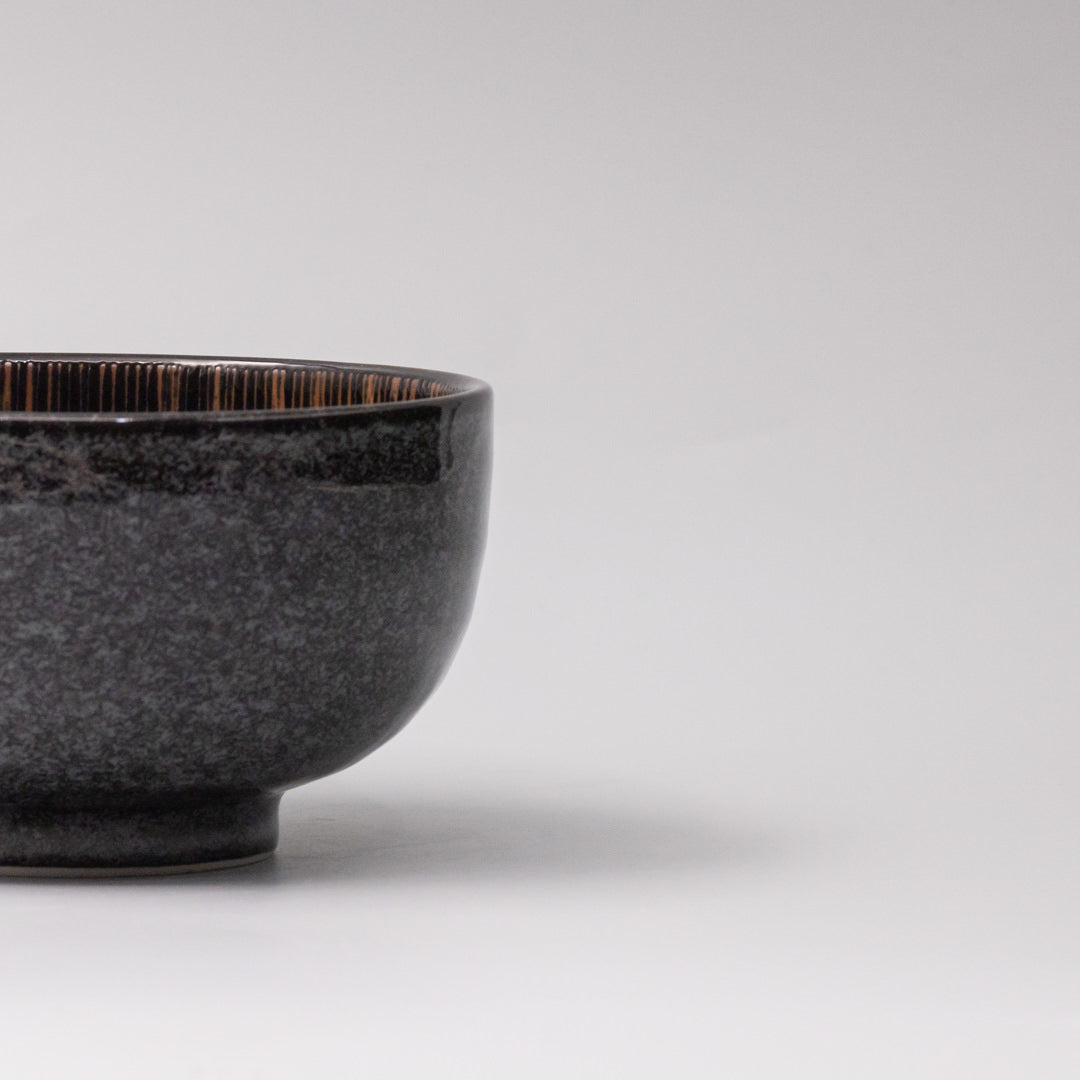Premium Bronze Converging Line Bowl – 16cm, 600ml