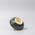 Premium Ceramic Bowl – Green Converging Line Glaze 13cm, 200ml