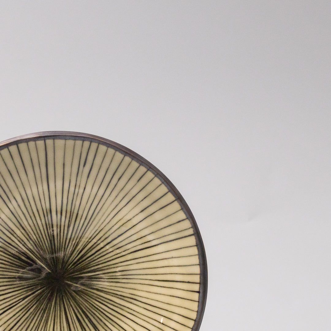 Saucer 13.5cm Green Converging Line Glaze - SuperSaverAU - view 2