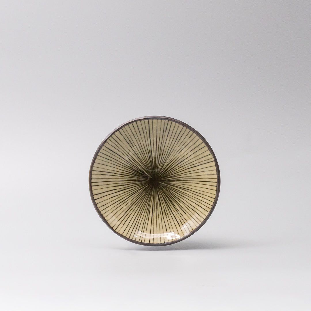 Saucer 13.5cm Green Converging Line Glaze - SuperSaverAU - view 3