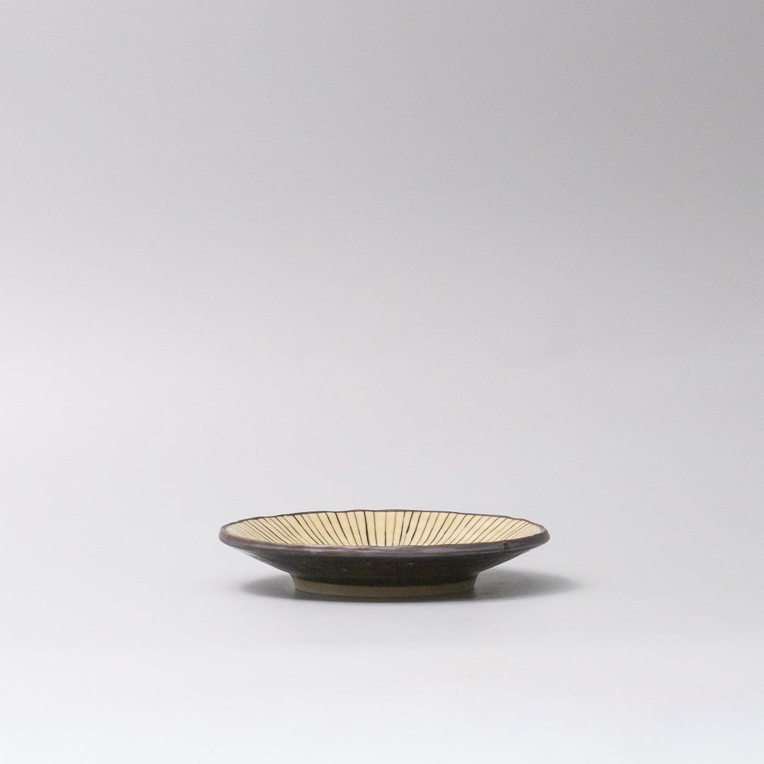 Saucer 13.5cm Green Converging Line Glaze - SuperSaverAU - view 4