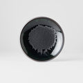 Premium 19.5cm Matt and Shiny Black Glaze Ceramic Side Plate Dishwasher Microwave Safe