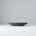 Premium 19.5cm Matt and Shiny Black Glaze Ceramic Side Plate Dishwasher Microwave Safe
