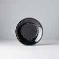 Premium 19.5cm Matt and Shiny Black Glaze Ceramic Side Plate Dishwasher Microwave Safe