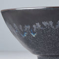 Premium Ceramic Udon Bowl – Black Matt & Shiny Glaze 800ml