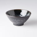 Premium Ceramic Bowl – Black Matt & Shiny Glaze 15cm, 450ml