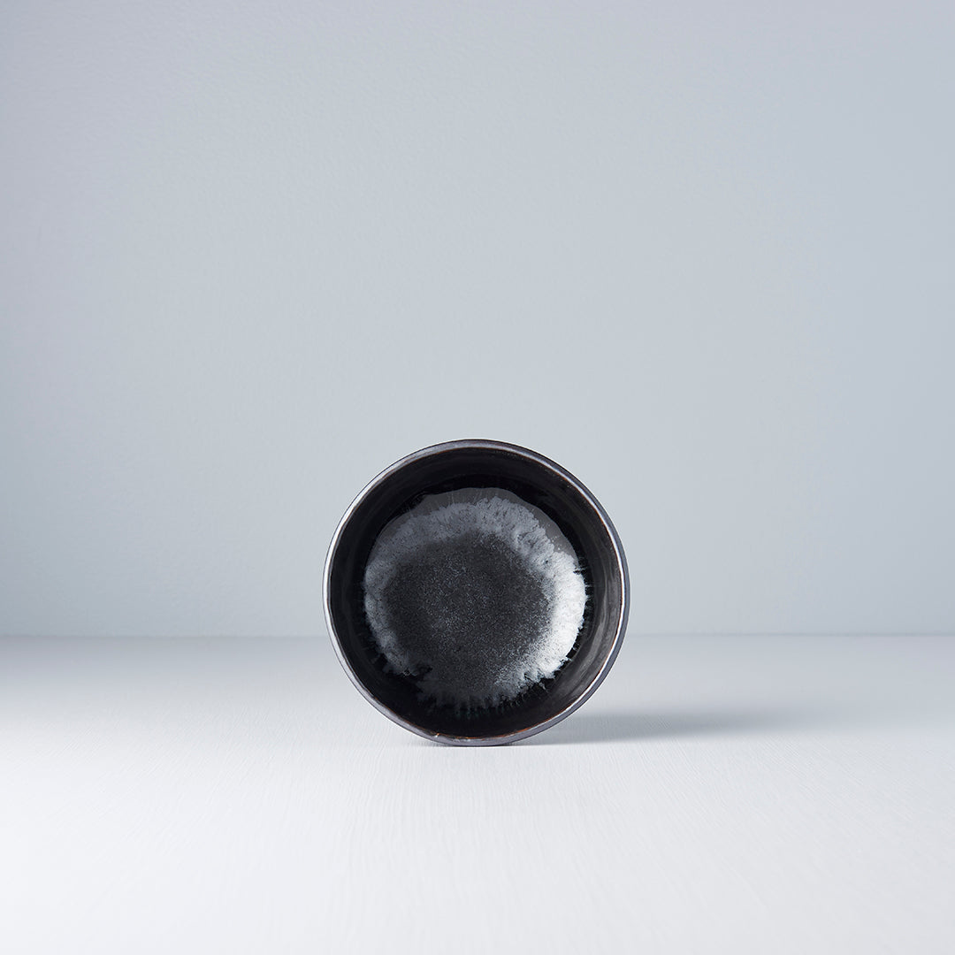 Premium Ceramic Bowl – Black Matt & Shiny Glaze 13.5cm, 200ml