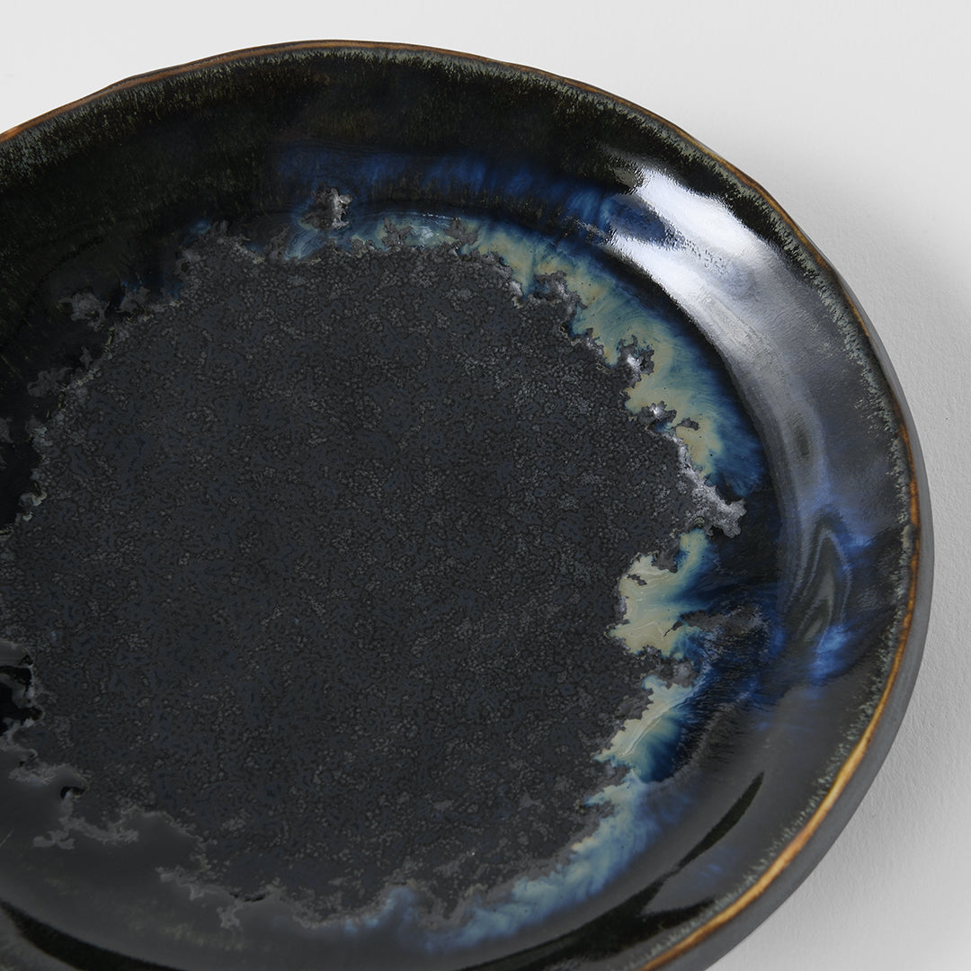 Premium 13.5cm Matt and Shiny Glaze Ceramic Saucer Dishwasher Microwave Safe