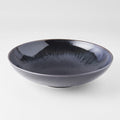Premium Ceramic Serving Bowl – Black Matt & Shiny Glaze 1500ml
