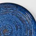 Premium 28.5cm Copper Swirl Glaze Ceramic Dinner Plate Dishwasher Microwave Safe