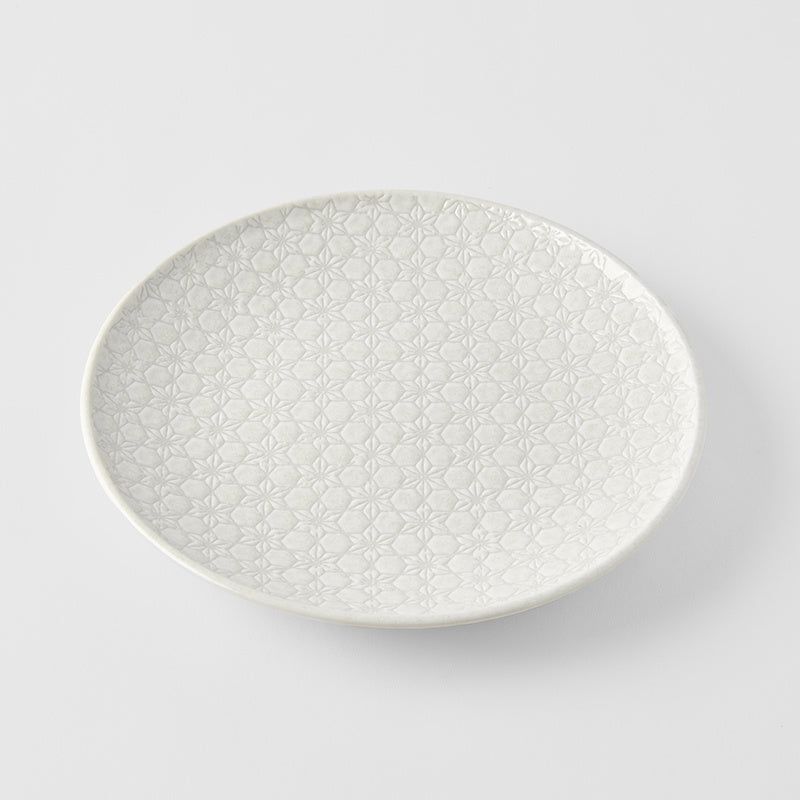 Dinner Plate 25.5cm White Star Glaze - SuperSaverAU - view 1